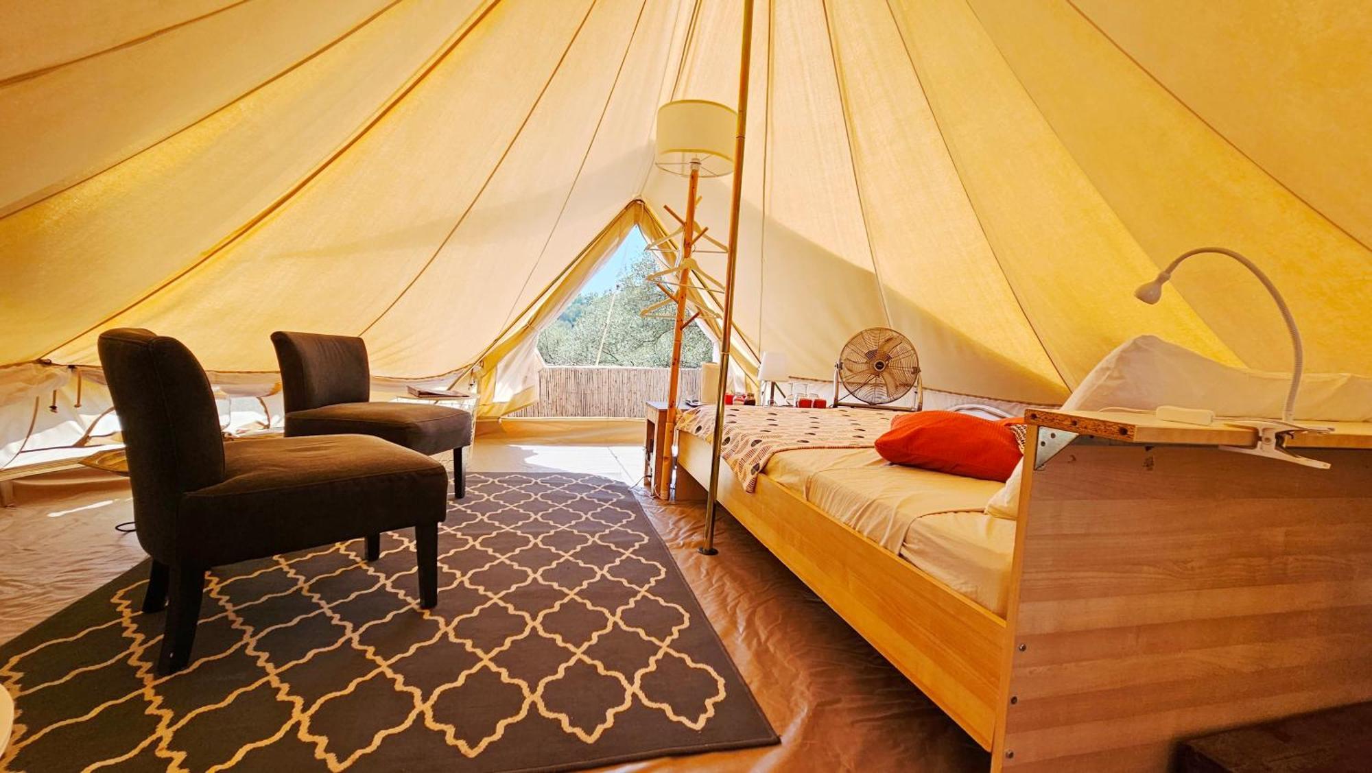 Campo Agave Luxury Tents Sayalonga Екстериор снимка